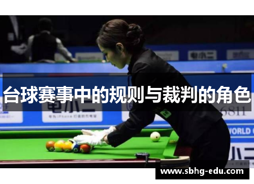 台球赛事中的规则与裁判的角色